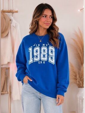 Taylor Swift Royal Blue 1989 Pullover Sweatshirt